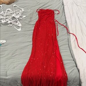 Stunning Red Sequin Gown